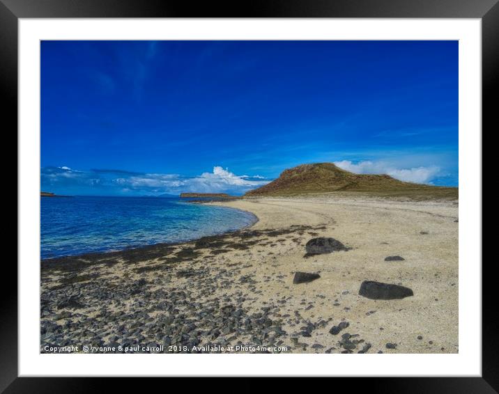 Coral Beach, Isle of Skye Framed Mounted Print by yvonne & paul carroll