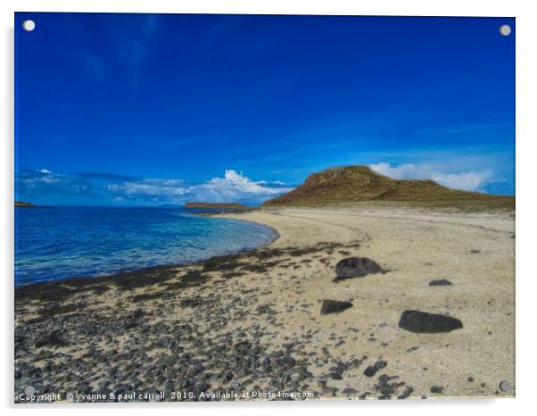 Coral Beach, Isle of Skye Acrylic by yvonne & paul carroll