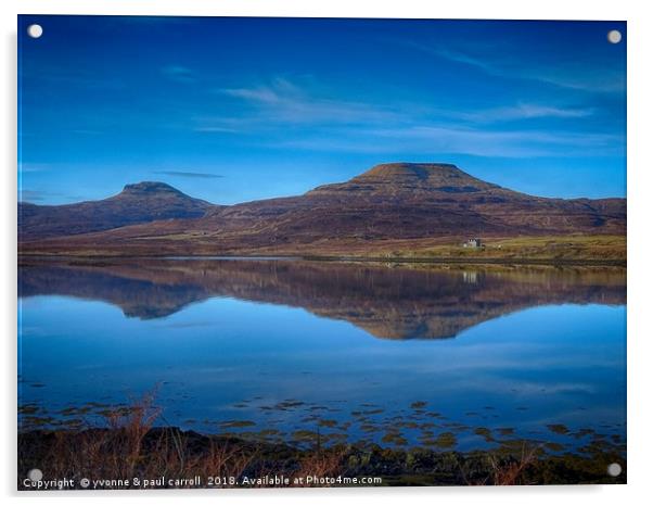 MacLeod's Tables, Isle of Skye Acrylic by yvonne & paul carroll