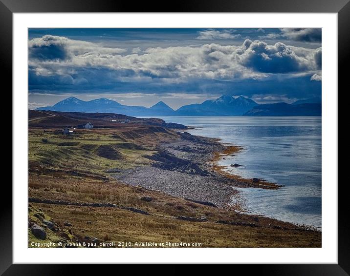 Applecross Peninsula, Scotland Framed Mounted Print by yvonne & paul carroll