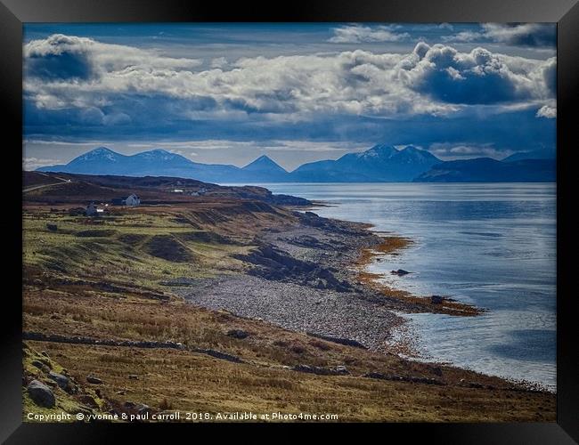 Applecross Peninsula, Scotland Framed Print by yvonne & paul carroll
