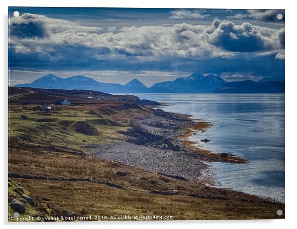 Applecross Peninsula, Scotland Acrylic by yvonne & paul carroll