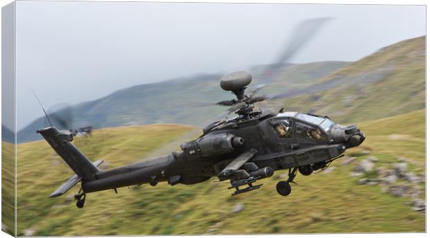 Army Air Corp - Apache Canvas Print by Rory Trappe