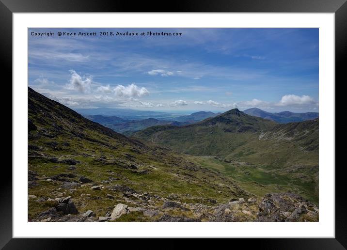 Snowdonia Landscape Framed Mounted Print by Kevin Arscott