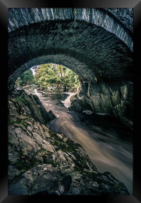 River Rush Framed Print by Peter Anthony Rollings