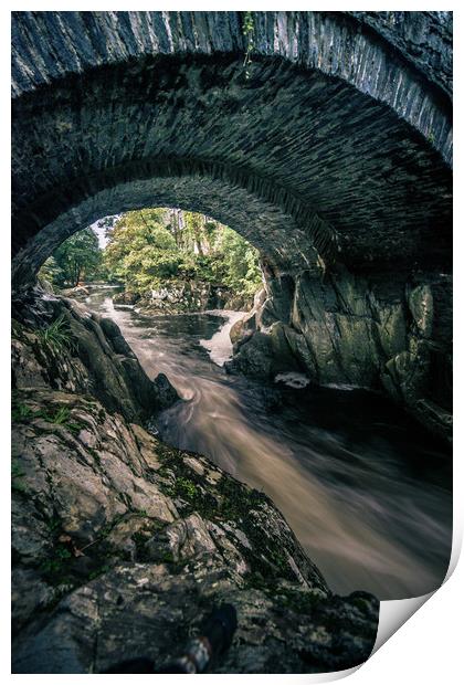 River Rush Print by Peter Anthony Rollings