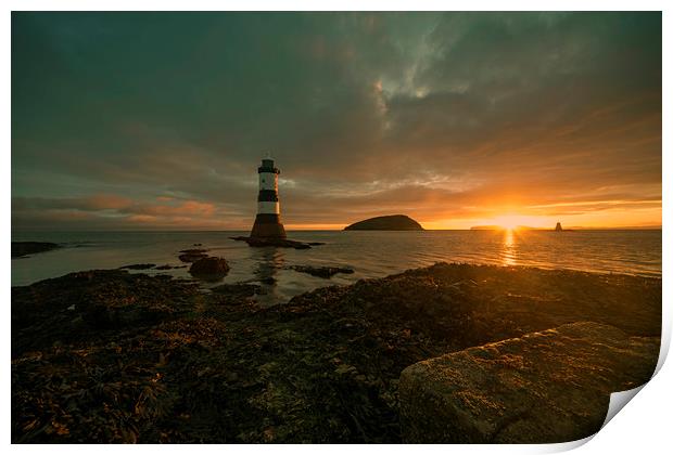 Penmon Rise Print by Peter Anthony Rollings