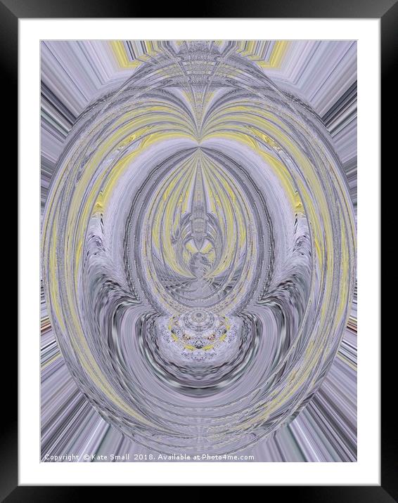 Vortex to the Devils Gate Framed Mounted Print by Kate Small