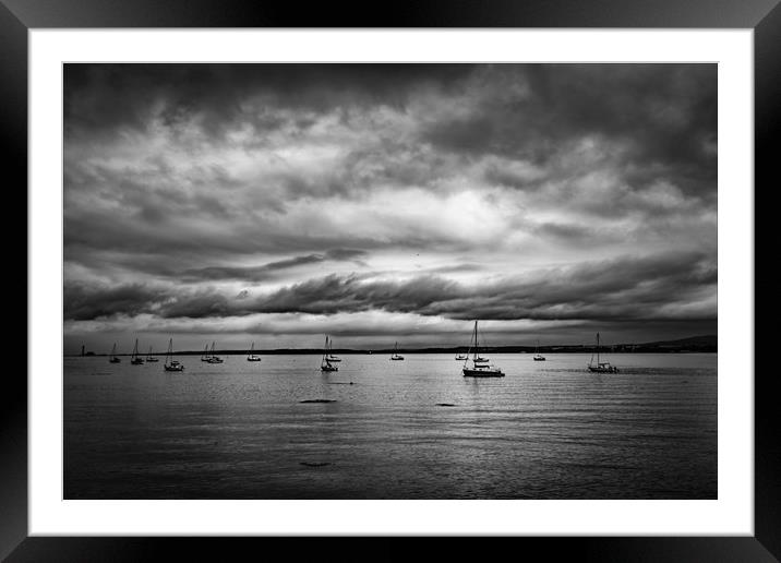 Storm Clouds Framed Mounted Print by Alan Sinclair