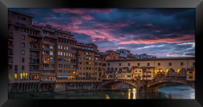 Ponte Vecchio Framed Print by Paul Andrews