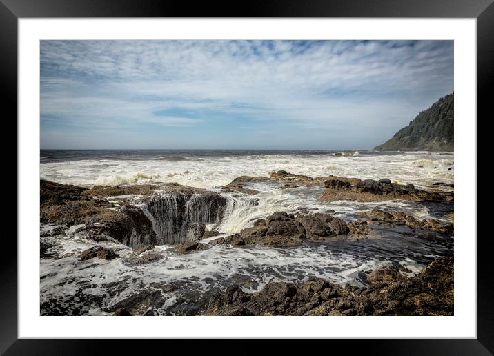 Thor's Well, No. 2 Framed Mounted Print by Belinda Greb