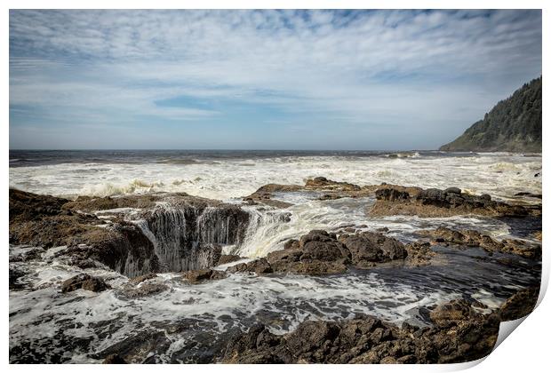 Thor's Well, No. 2 Print by Belinda Greb