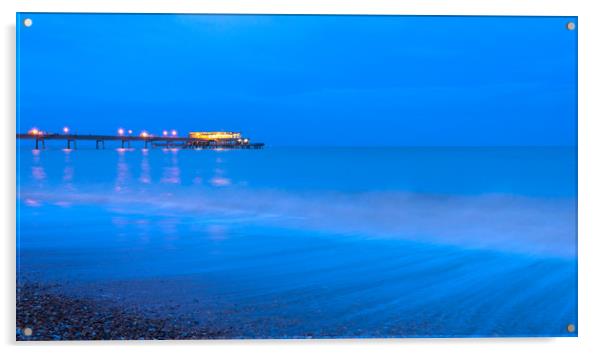 Deal Pier dusk Acrylic by Stewart Mckeown
