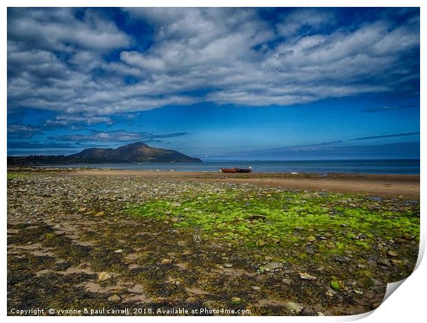 Whiting Bay, Isle of Arran Print by yvonne & paul carroll