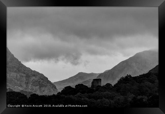 Dolbadarn Castle, Snowdonia Framed Print by Kevin Arscott