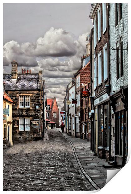 Whitby Yorkshire . Print by Irene Burdell