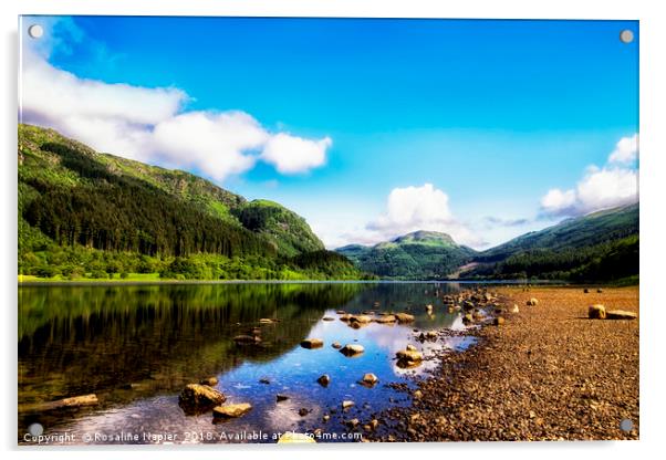 Loch Lubnaig, Loch Lomond & Trossachs National Par Acrylic by Rosaline Napier