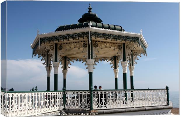A Timeless Victorian Bandstand Canvas Print by Aidan Moran