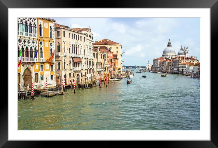 Grand canal Venice Framed Mounted Print by Hazel Wright