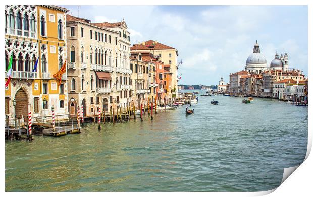 Grand canal Venice Print by Hazel Wright