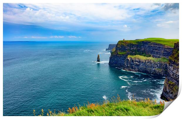 Cliffs of Moher in Ireland Europe  Print by Thomas Baker