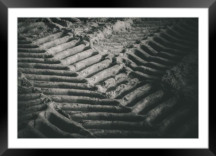 The Tracks Framed Mounted Print by Ben Delves