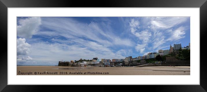 Tenby Harbour Framed Mounted Print by Kevin Arscott
