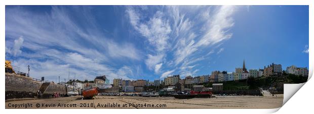 Tenby Harbour Print by Kevin Arscott