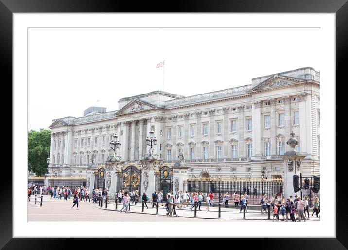 Buckingham Palace Framed Mounted Print by Graham Custance
