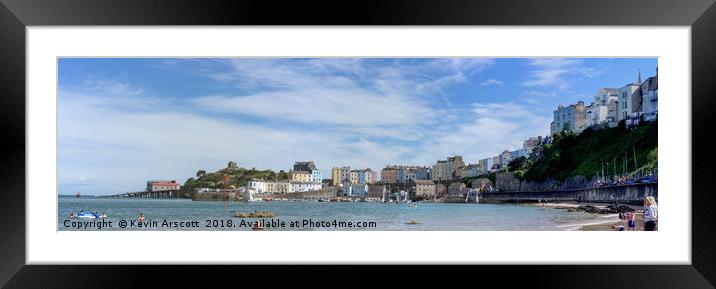 Tenby Harbour Framed Mounted Print by Kevin Arscott