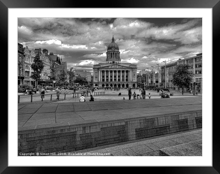 Nottingham's Regal Heartbeat Framed Mounted Print by Simon Hill