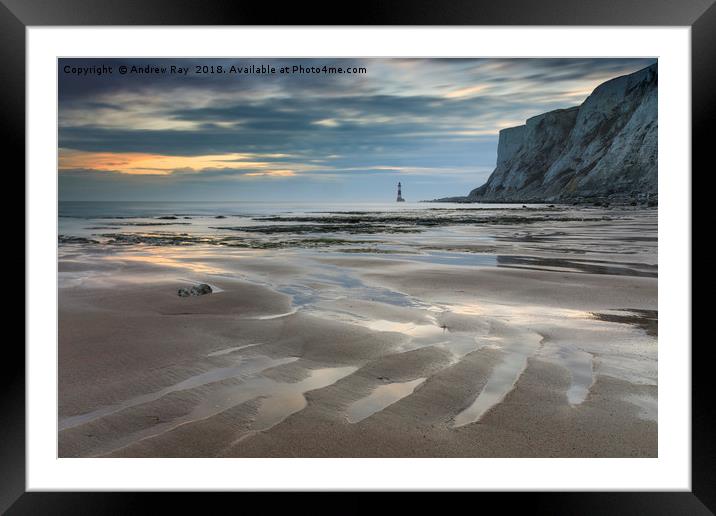 Falling Sands Beach Framed Mounted Print by Andrew Ray