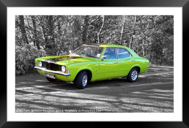 Ford Cortina Mark III  Framed Mounted Print by Kevin Maughan