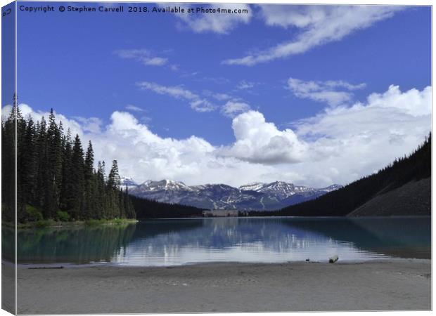 Lake Louise, Banff National Park, Canada Canvas Print by Stephen Carvell