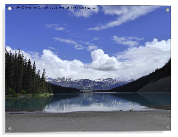 Lake Louise, Banff National Park, Canada Acrylic by Stephen Carvell