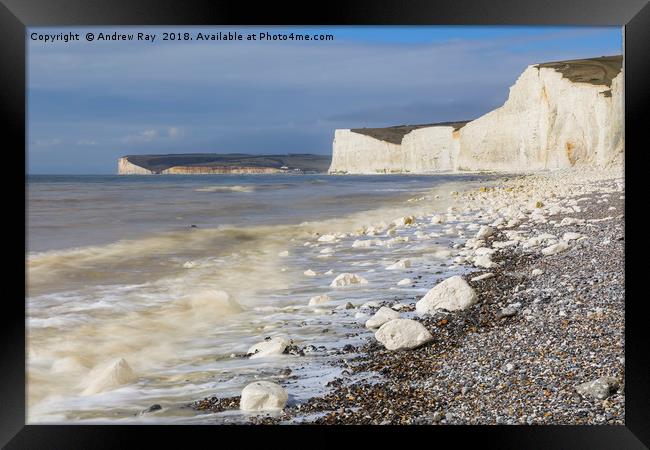 Towards the Seven Sisters Framed Print by Andrew Ray