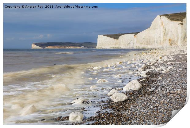 Towards the Seven Sisters Print by Andrew Ray