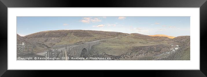 Surrender Bridge In The Yorkshire Dales Framed Mounted Print by Kevin Maughan