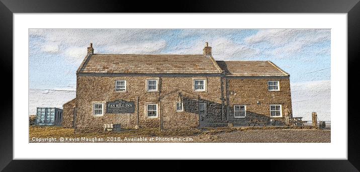 Tan Hill UK's Highest Inn Framed Mounted Print by Kevin Maughan