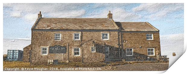 Tan Hill UK's Highest Inn Print by Kevin Maughan