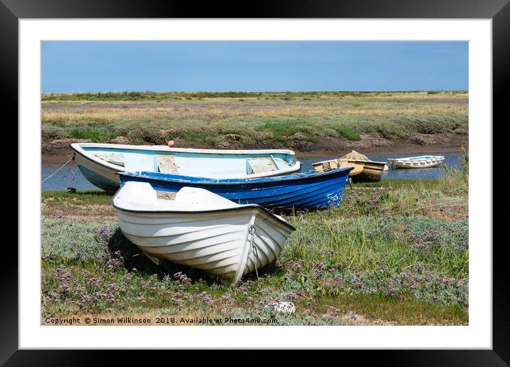 Aground! Framed Mounted Print by Simon Wilkinson