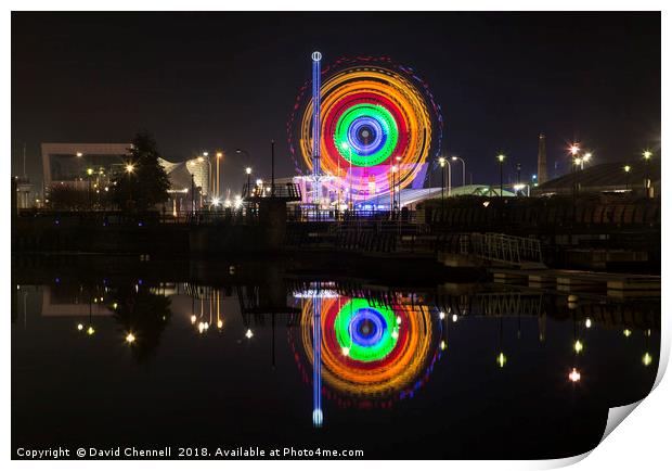 Liverpool Fair Reflection  Print by David Chennell