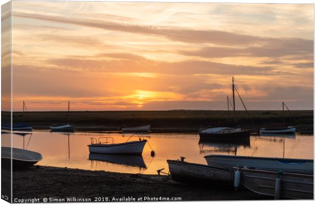 Sunset Canvas Print by Simon Wilkinson