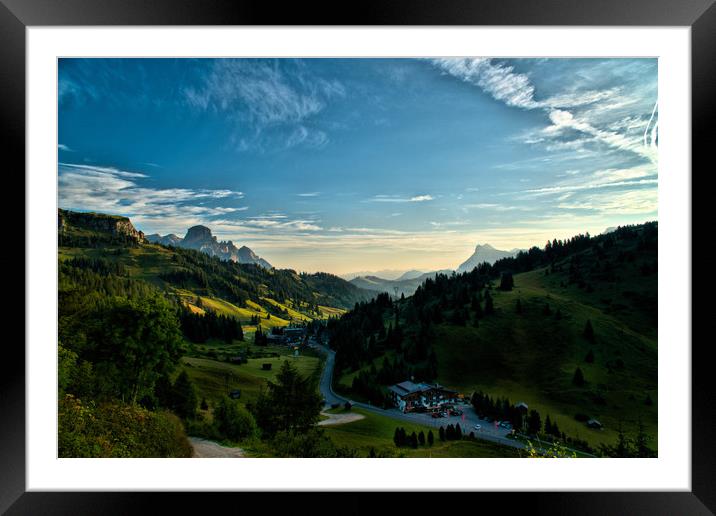 Morning in the Mountains Framed Mounted Print by jason jones