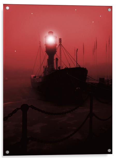 light ship Acrylic by Martin Parkinson