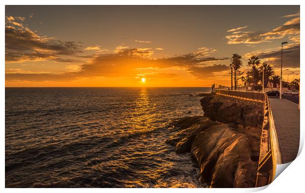Such a pretty sunset.......... Print by Naylor's Photography