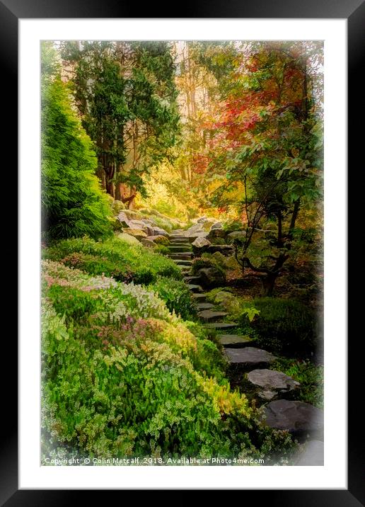 Stairway to? Who Cares? Framed Mounted Print by Colin Metcalf