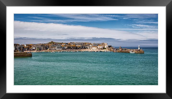 St Ives in Cornwall  Framed Mounted Print by Roger Green