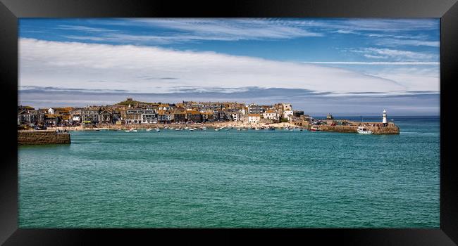 St Ives in Cornwall  Framed Print by Roger Green