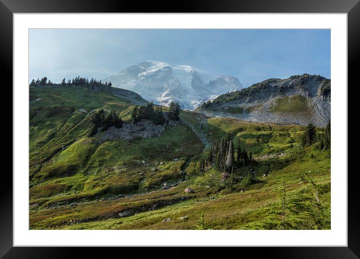 The Wrong Trail, the Right View Framed Mounted Print by Belinda Greb